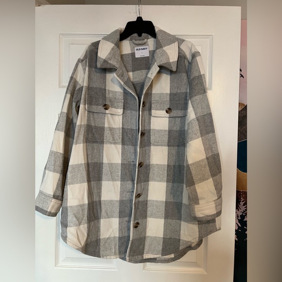 Old Navy soft-brushed utility shacket. Size L - Picture 1 of 4
